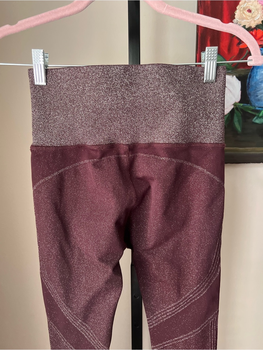 Athleta twilight Shimmer High-Waist Leggings - Sparkling Plum - Picture 6 of 7